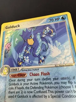 Golduck 17/100 EX Sandstorm Non-Holo Rare Nintendo Pokemon Card - Image 2