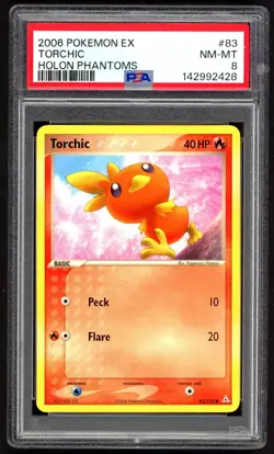 Pokemon Cards - PSA 8 Torchic 83/110 - Ex Holon Phantoms - NM-MT - PSA8 - Image 1