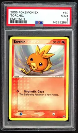 Pokemon Cards - PSA 9 Torchic 69/106 - Ex Emerald - MINT - PSA9 - Image 1