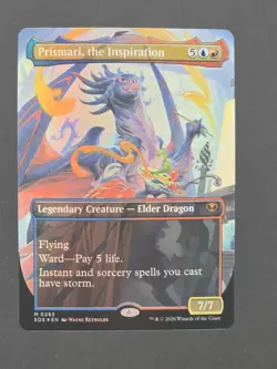 MTG Prismari, the Inspiration Borderless Foil Secrets of Strixhaven 0285 - Image 1