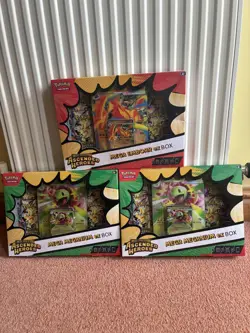 Pokemon TCG Mega Emboar/Meganium ex Box Ascended Heroes – Sealed New x3 - Image 1
