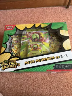 Pokemon TCG Mega Emboar/Meganium ex Box Ascended Heroes – Sealed New x3 - Image 3