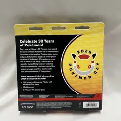 New Sealed Pokemon Day 2026 Collection, 3 Packs & Pikachu Promo IN HAND - Image 2