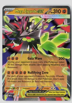 Mega Zygarde ex 071 Holo Promo ME: Mega Evolution Promo Pokemon NM - Image 1
