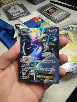 2013 Pokemon Black & White BW Plasma Storm Full Art Lugia EX Holo Foil 134/135 - Image 3
