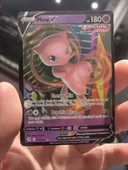 Pokemon Card Mew V Fusion Strike 113/264 Holo Ultra Rare - Image 1