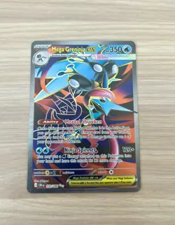 Mega Greninja ex Pokemon Chaos Rising 100/086 Full Art Ultra Rare NM - Image 1
