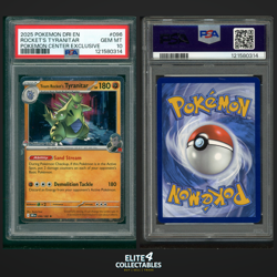 Team Rocket's Tyranitar 096/182 Pokemon Center - PSA 10 (Destined Rivals) - Image 1