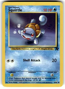 2000 Pokemon - Team Rocket Squirtle #68/82 - Image 1