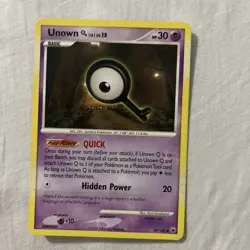 Unown [Q] 49/100 Uncommon Majestic Dawn Pokemon Lightly Played - Image 1