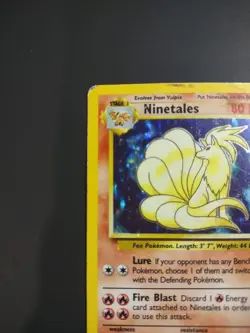 POKEMON TCG BASE UNLIMITED NINETALES 12/102 DMG - Image 4