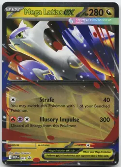Mega Latias ex 011 Holo Promo ME: Mega Evolution Promo Pokemon Near Mint - Image 1