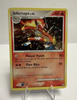 Pokemon TCG Infernape Diamond & Pearl 5/130 Holo Rare 2007 LP/MP - Image 1