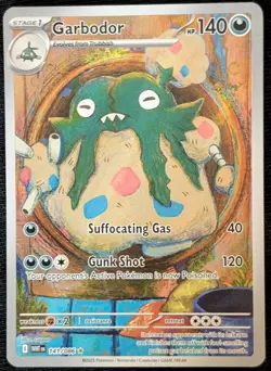 POKEMON - GARBODOR 141/086 | WHITE FLARE | ILLUSTRATION RARE | NEAR MINT - Image 1