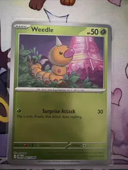 Weedle - 001/086 - Reverse Holo - Pokemon TCG - ME04: Chaos Rising (CRI) - Image 1