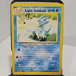Pokemon Light Golduck 47/105 Uncommon Neo Destiny Regular Unlimited English - Image 1