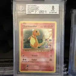 2016 Pokemon XY Evolutions Cosmos-TOYS R US #9 Charmander Holo BGS 8 - Image 2