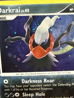 2008 Pokemon Darkrai Great Encounters 4/106 Holo *SWIRL* - Image 2