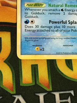 C5506 POKEMON TCG HGSS TRIUMPHANT GOLDUCK #22 REGULAR MP RARE - Image 4