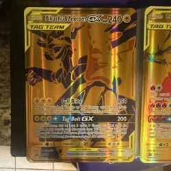 Pokemon TCG Promo Foil Jumbo Lot 14: Pikachu, Charizard GX, Vaporeon, Flareon - Image 1