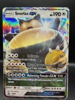 Snorlax GX - SM05 Holo Promo Sun & Moon Promo Pokemon LP - Image 1