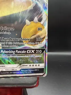 Snorlax GX - SM05 Holo Promo Sun & Moon Promo Pokemon LP - Image 4