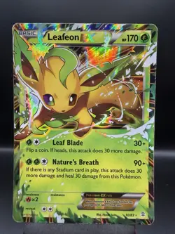 Leafeon EX 10/83 Pokemon Generations Ultra Rare 2016 MP - Image 1