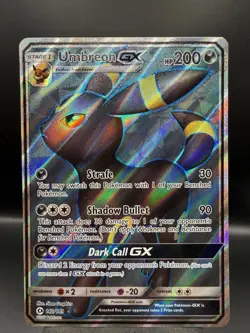 Umbreon GX 142/149 Rare Ultra Sun & Moon Pokemon - Full Art - LP - Image 1