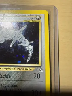 Pokemon TCG Steelix Neo Genesis 1st Edition 15/111 Holo Rare NM - Image 3