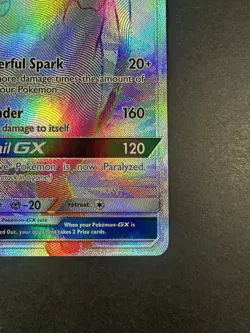 Raichu GX - 75/73 - Secret Rare NM Pokemon SM - Shining Legends LP Rainbow - Image 5