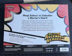 Pokemon TCG Mega Emboar ex Box Ascended Heroes – Sealed New Fast Dispatch - Image 2