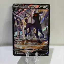 Pokemon Umbreon V UR SWSH09: Brilliant Stars Trainer Gallery TG22/TG30 NM - Image 1
