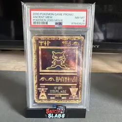 2000 Pokemon Movie Ancient Mew Holo PSA 8 - Image 1