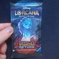 Disney Lorcana TCG Ursula's Return Booster Pack 12 Cards Ravensburger 2024 - Image 1