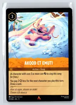 Akood Et Emuti #29/204 Winterspell Disney Lorcana - Image 1