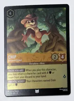 Chip Retrieval Expert Foil 14/204 Wilds Unknown Disney Lorcana - Image 1