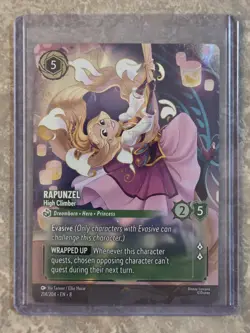Rapunzel High Climber 214/204 Enchanted Holofoil NM Disney Lorcana - Image 1