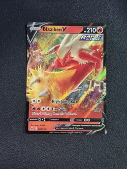 Blaziken V - 020/198 - Pokemon Chilling Reign Sword & Shield Ultra Rare Card NM - Image 1