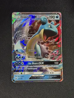 Lapras GX 35/149 - Sun & Moon - Ultra Rare Holo Pokemon Card - Near Mint (NM) - Image 1