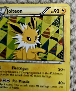 Pokemon Jolteon Black Star Promos Holo Card BW91 Eeveelution TCG - Image 3