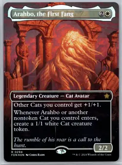 Arahbo, the First Fang Foil R Prerelease Cards 2 NM - Image 1