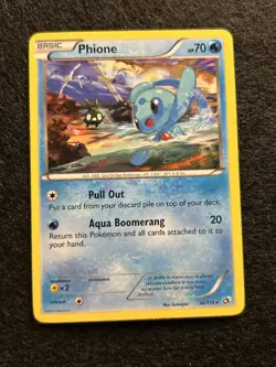Pokemon Card - Phione - Regular Rare (36/113) BW Legendary Treasures NM - Image 1