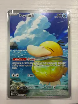 Psyduck illustration rare holofoil card# 226/217 near mint - Image 1