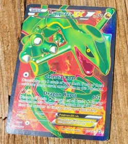 Rayquaza EX 123/124 Dragons Exalted Full Art Ultra Rare Holo Pokemon Card 2012 - Image 2