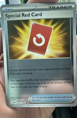 Special Red Card 082/086 Me04: Chaos Rising Reverse Holo - Image 1
