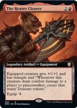 The Reaver Cleaver (Extended Art, #84) Commander: Dominaria United (DMC), MTG - Image 1