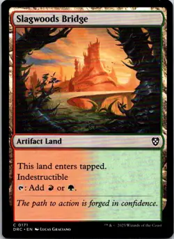 Magic the Gathering Slagwoods Bridge Aetherdrift Commander MTG Free Shipping! - Image 1