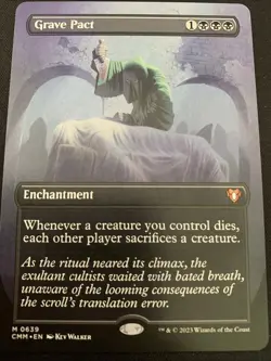 Grave Pact (Borderless) Commander Masters Regular - Image 1