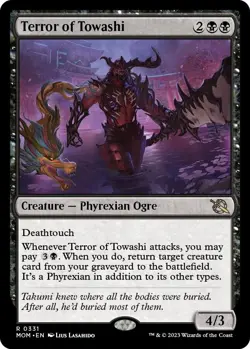 Terror of Towashi 0331 - Regular - NM - March of the Machine MTG - Image 1