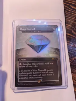 Chaos Emerald - Lotus Petal (7037) Secret Lair Drop Foil - Image 1